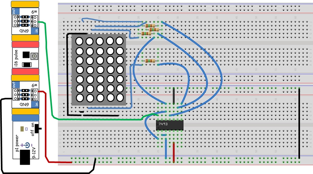 4 Bit Binary Counter Circuit Diagram