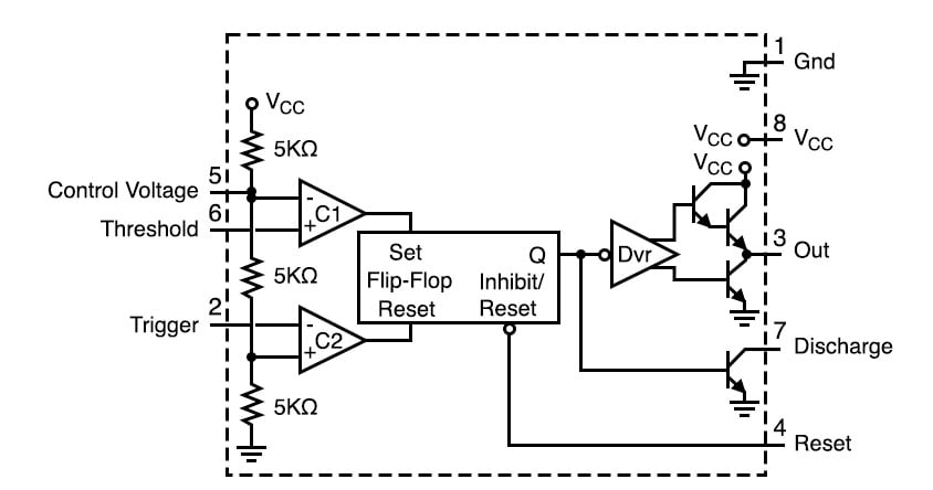 555 Monostable Multivibrator | 555 Timer Circuits | Electronics Textbook