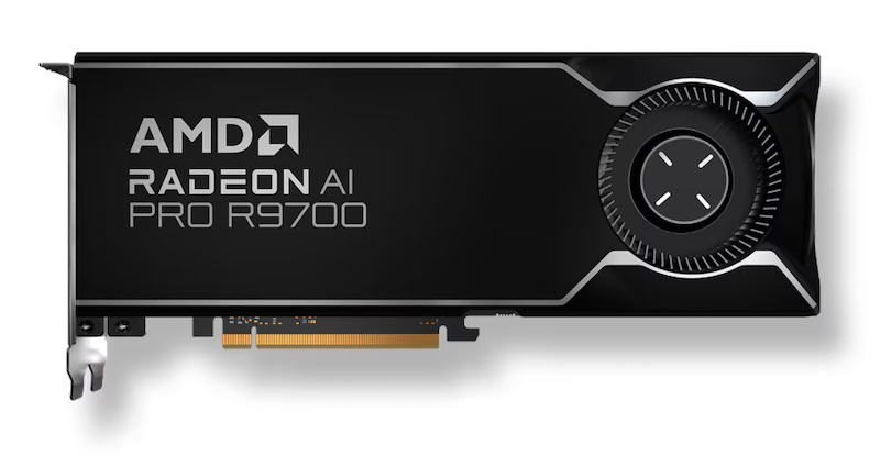 AMD Radeon AI Pro 9700 AI accelerator unit