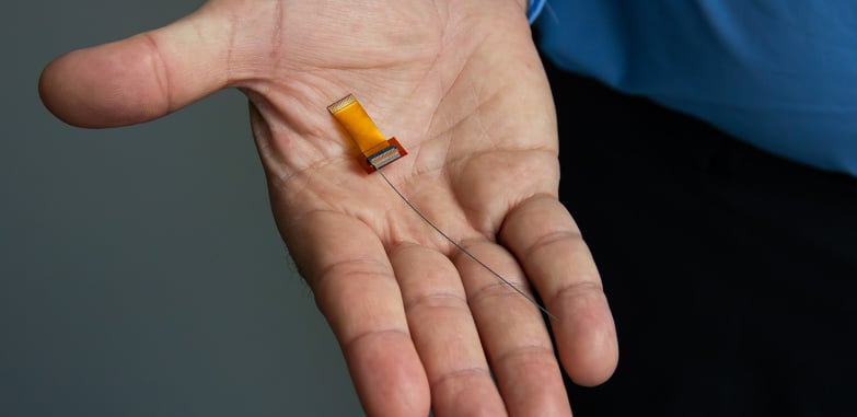 A stainless-steel neural probe