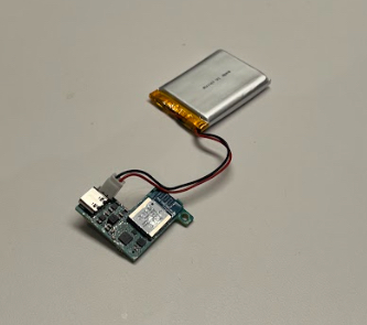 An AON1120 evaluation test setup at CES 2025