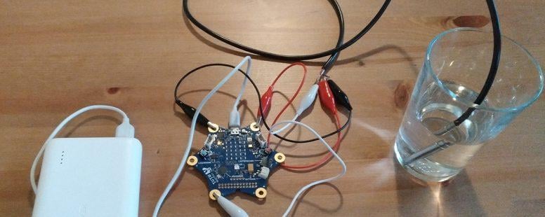 Calliope mini 3 as liquid temperature monitor