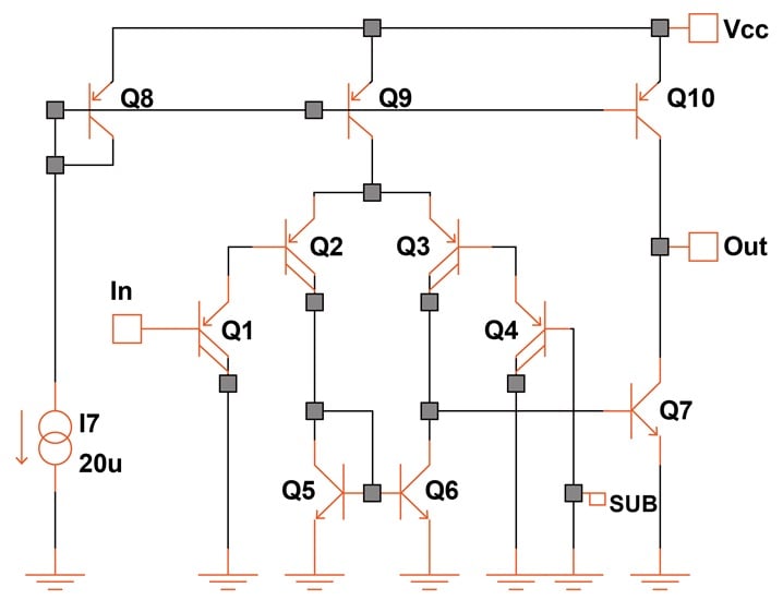 A Darlington input allows the inputs to be at ground level.