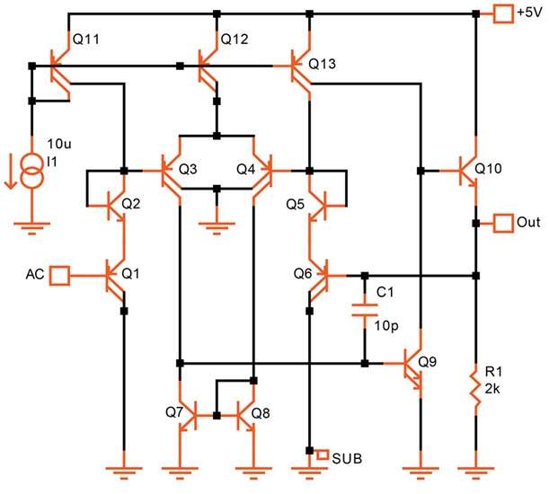 Bipolar half-wave rectifier.