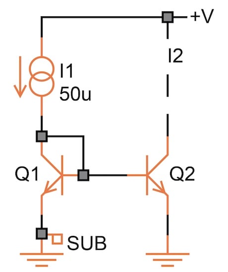 The Simple Current Mirror | Current Mirrors | Electronics Textbook