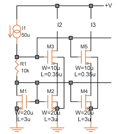 Improved CMOS Current Mirrors | Current Mirrors | Electronics Textbook