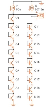 Hilbiber’s 1964 voltage reference schematic diagram