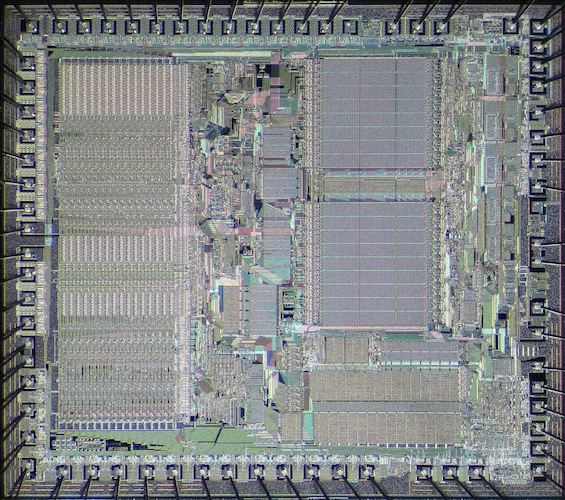 Die of a Motorola 68000
