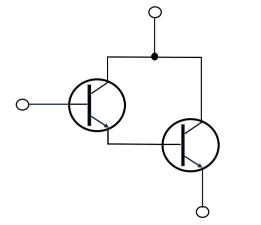 Basic Darlington pair.