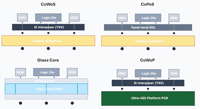 Chip-on-Wafer-on- Platform-PCB (CoWoP).