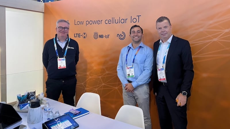 Jake Hertz and Nordic reps at CES 2025