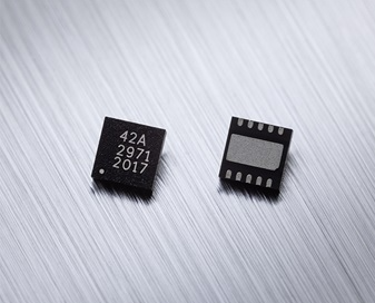 The MLX90412-D integrates single-coil fan control in a 3 × 3 mm DFN10 package.