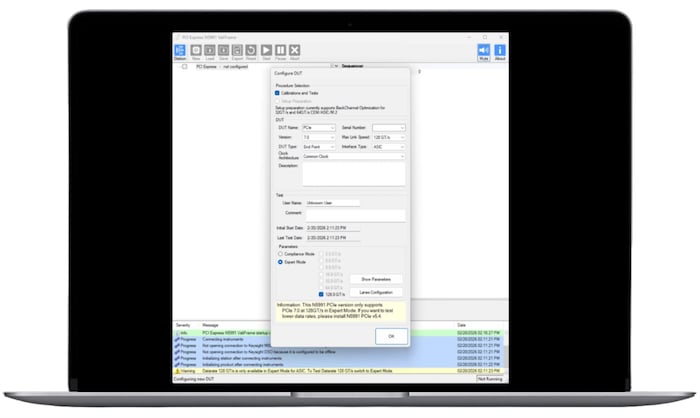 Keysight’s N5991PB7A Receiver Test Automation software