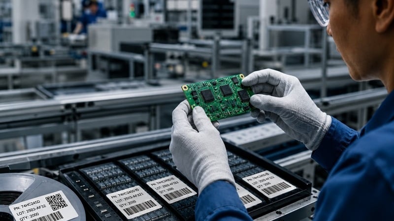 Accurate product identification helps electronics manufacturersconnect components, production data, and traceability records across complexmanufacturing environments.