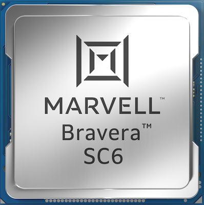 Marvell’s Bravera SC6 PCIe 6.0 SSD controller.
