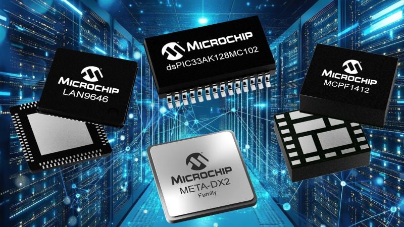 Microchip AI data center portfolio