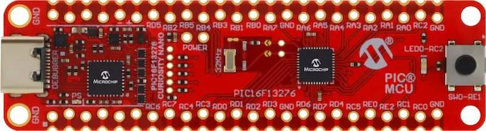 PIC16F13276 Curiosity Evaluation Kit.