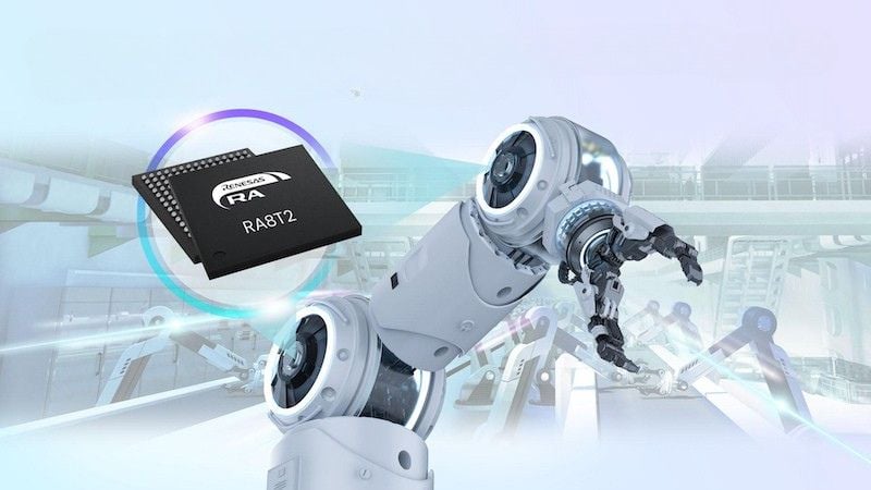 The new RA8T2 motor-control-targeted MCU