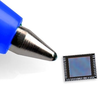 Relative size of ST’s new image sensor