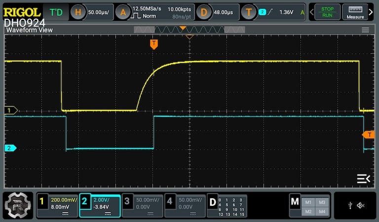 Discharging and charging cycle