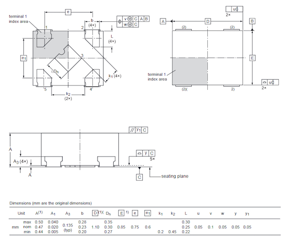 SOT8065’s package outline