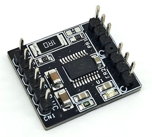 Figure 1. The assembled 500mA Power Op Amp Breakout Board, built
around the LT1970A.