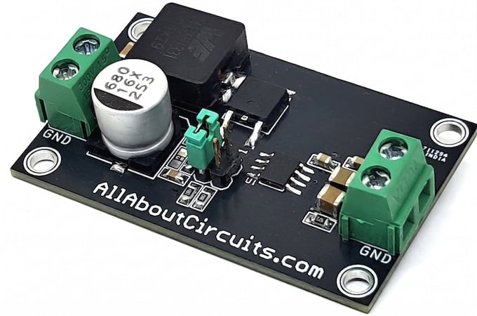 Figure 1. Assembled 7 to 60 V Input Buck Converter module.