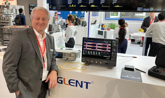 Siglent marketing director Chris Armstrong