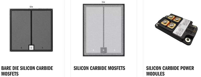 Some of Coherent's SiC offerings