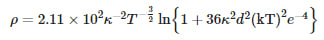 The Conwell-Weisskopf Theory