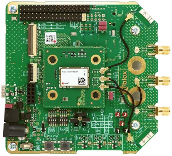 The EVK-JODY-W6 evaluation kit.