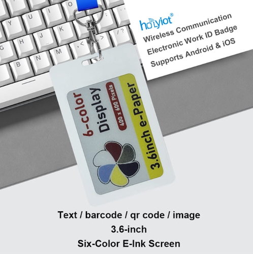 The Holyiot Inkcard-A1 smart badge