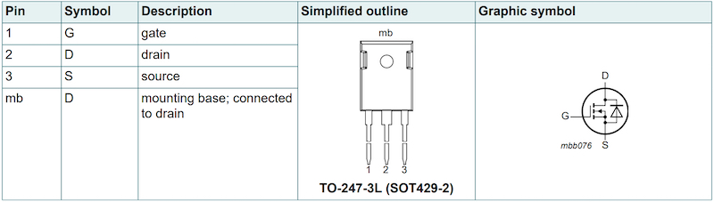 The devices are available in a through-hole package