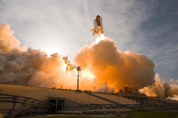 Rocket launch with high stakes that require mission critical software reliability