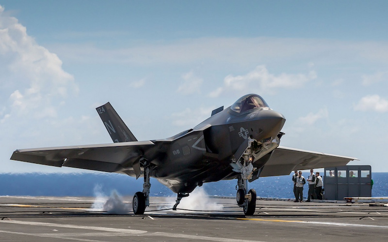 Zero ASIC uses the F-35 fighter jet program as an example