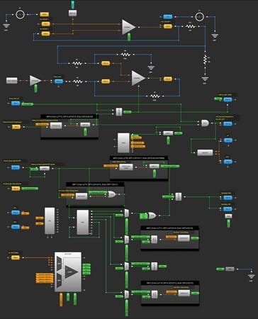 Circuit design of Chip C.