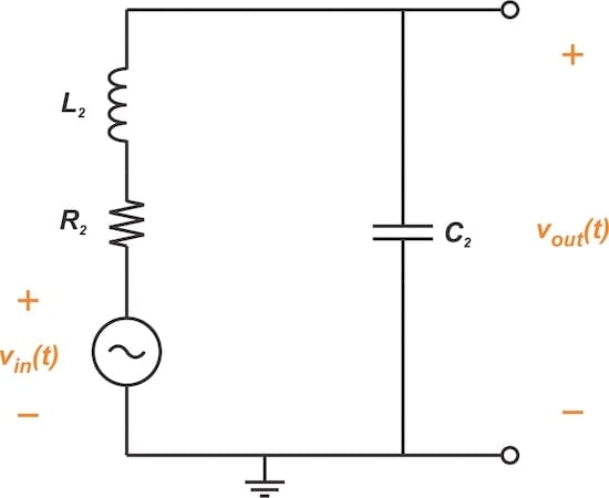 An example of an RLC circuit.