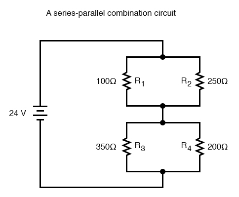 Series Parallel Combination Circuits Calculator