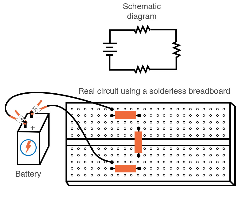 Building Series Parallel Circuits Breadboard