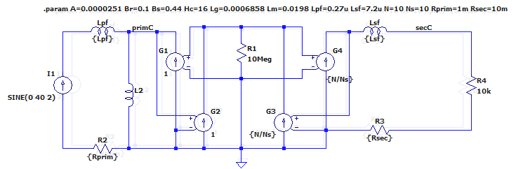 Simulating Non-linear Transformers in LTspice - Technical Articles