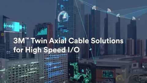 3M Twin Axial Cable Solutions for High Speed I/O