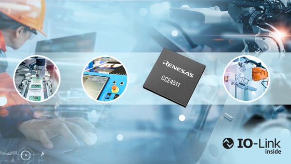 CCE4511 Four-Channel IO-Link Master IC with Integrated Frame Handler