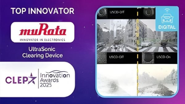 Murata Named Top Innovator for All-Weather ADAS Technology