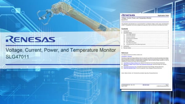 Voltage, Current, Power, and Temperature Monitor with SLG47011 AnalogPAK™