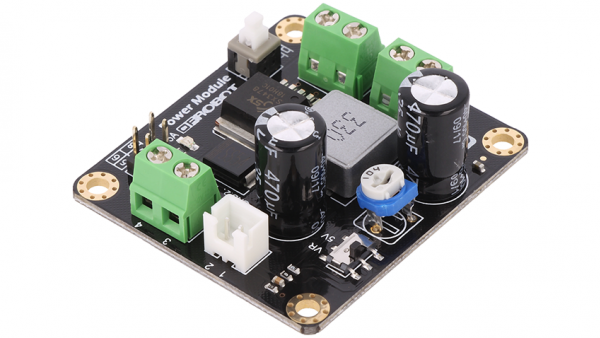 Miniature, Adjustable Step-down Converter from Dfrobot