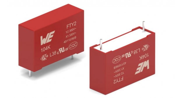 Würth Elektronik Presents Its Film Capacitors for Noise Suppression