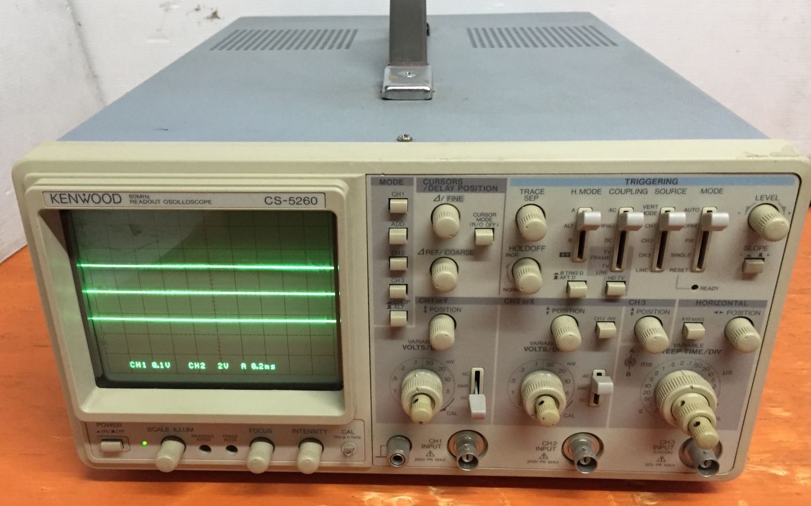 5265 User Manual - 5265 Oscilloscope from Kenwood