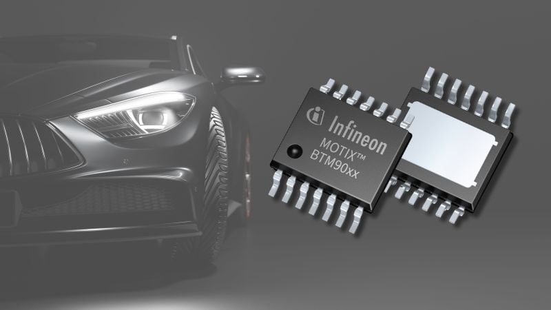 Infineon Spins Full-Bridge ICs for Smart Brushed DC Motor Designs - News