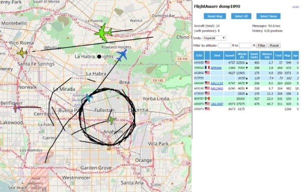 Track Overhead Flights with a Raspberry Pi Zero Wireless, a Software ...