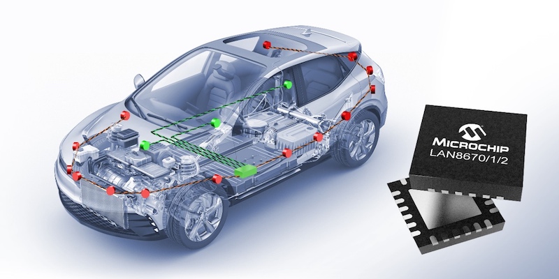 With New PHY Transceivers, Microchip Progresses Automotive Ethernet - News